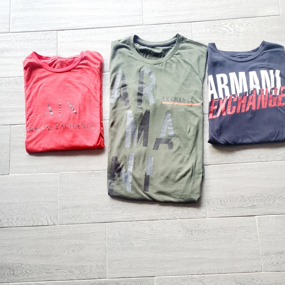 AX Armani Exchange T-Shirts Medium Lot of 3